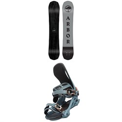 arbor element black rocker snowboard 2020