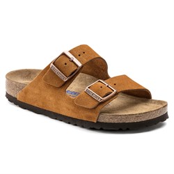 Birkenstock Arizona Suede Soft Footbed Sandals - Women's