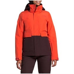 orange north face ski jacket