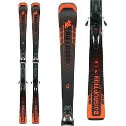 K2 Disruption STi Skis ​+ MCX 12 TCx Light Quikclik Bindings  - Used