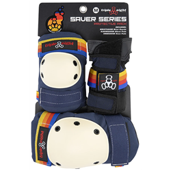 Triple 8 Saver Series Color Collection Skateboard Pad Set