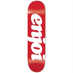 Enjoi Flocked HYB Red 7.75 Skateboard Deck