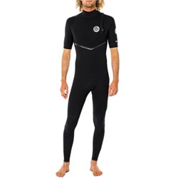 Rip Curl 2mm E Bomb Zip Free Short Sleeve Wetsuit