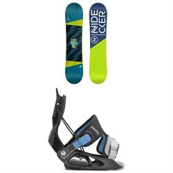 Nidecker Micron Magic Snowboard ​+ Flow Micron Snowboard Bindings - Little Kids' 2023