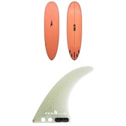 Solid Surf Co EZ Street Surfboard ​+ FCS II Clique PG Longboard Fin