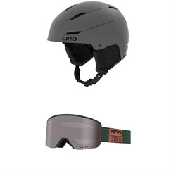 snowboard helmet with goggles