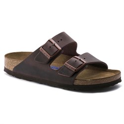 Birkenstock Arizona Oiled Leather Soft Footbed Sandals - Women's