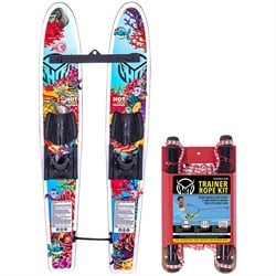 HO Hot Shot Trainer Waterskis ​+ Bar and Rope - Kids' 2023
