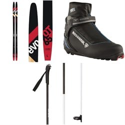 Rossignol Evo OT 65 Positrack Cross Country Skis ​+ Control Step In Bindings ​+ XC-5 FW Classic Boots - Women's ​+ FT-500 Poles 2021