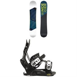 SMALL RECLINING HIGHBACK NEW FLOW "MICRON" YOUTH SNOWBOARD BINDINGS 