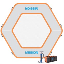 Mission Reef Inflatable Hex Donut Water Lounge
