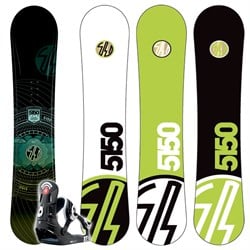 5150 Path Snowboard Wide FF1500 Bindings L 2009 evo