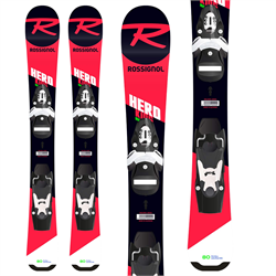 Rossignol Hero KIDS 70cm TEAM4 ビンディング付き Rossignol Hero Pro Skis + Team 4 Bindings - Toddlers' 2022 | evo