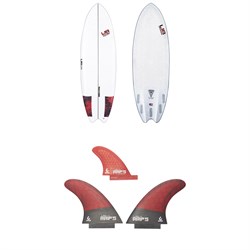 Lib Tech Funnelator Surfboard ​+ Twin ​+ Trailer Fin Set