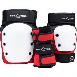 Pro-Tec Street Gear Junior Open Back Skateboard Pads 3-Pack - Big Kids'
