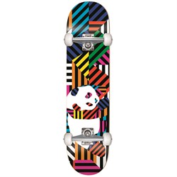 Enjoi Panda Stripes Soft Wheels 7.75 Skateboard Complete
