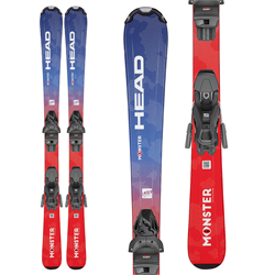 youth skis with bindings