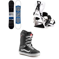 GNU GWO BTX Snowboard ​+ GNU Cheeter Snowboard Bindings ​+ Vans Hi Standard OG Snowboard Boots 2022