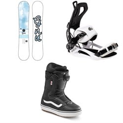 GNU B-Nice BTX Snowboard ​+ GNU B-Real Snowboard Bindings ​+ Vans Encore OG Snowboard Boots - Women's 2022