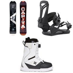 CAPiTA Pathfinder Reverse Snowboard ​+ Union Flite Pro Snowboard Bindings ​+ DC Scout Boa Snowboard Boots 2022
