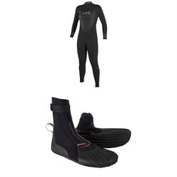 O'Neill Heat Ninja 3mm Split Toe Wetsuit Boot Boots Boot Black Unisex Shoes 