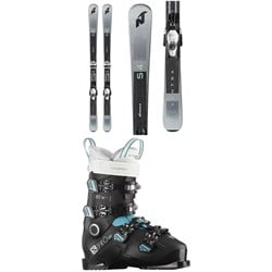 Nordica Sentra S 4 R Skis ​+ TP2 Compact 10 FDT Bindings ​+ Salomon S​/Pro HV 80 W IC Ski Boots - Women's