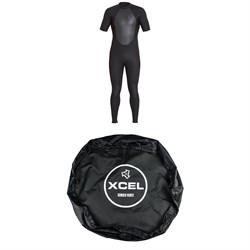 XCEL Axis 2mm Short Sleeve Back-Zip Wetsuit ​+ Changing Mat