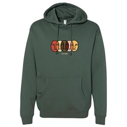 Autumn Faces Pullover Hoodie