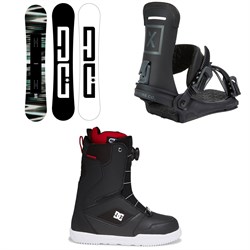 DC Focus Snowboard 2022 ​+ Fix Yale Ltd Snowboard Bindings 2022 ​+ DC Scout Boa Snowboard Boots 2022