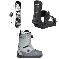 DC Ply Snowboard ​+ Fix Yale Ltd Snowboard Bindings ​+ DC Scout Boa Snowboard Boots 2022
