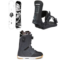 DC Ply Snowboard  ​+ Fix Yale Ltd Snowboard Bindings ​+ DC Control Boa Snowboard Boots 2022