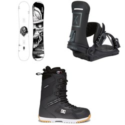 DC Ply Snowboard ​+ Fix Yale Ltd Snowboard Bindings ​+ DC Mutiny Snowboard Boots 2022
