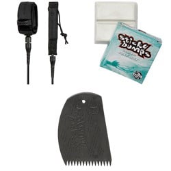 Creatures of Leisure Pro 7' Surf Leash ​+ Sticky Bumps Basecoat Wax ​+ Sticky Bumps Easy Grip Wax Comb