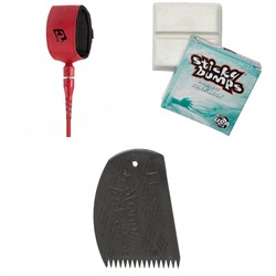 Creatures of Leisure Superlite Lite 6' Surf Leash ​+ Sticky Bumps Basecoat Wax ​+ Easy Grip Wax Comb