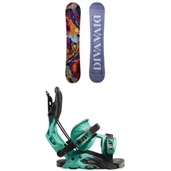 Rossignol Diva Lite Frame Snowboard ​+ Flow Omni Fusion Snowboard Bindings - Women's