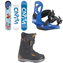 CAPiTA Micro Mini Snowboard ​+ Union Cadet XS Snowboard Bindings ​+ Union Cadet Snowboard Boots - Little Kids' 2022