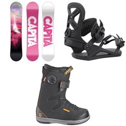 CAPiTA Jess Kimura Mini Snowboard ​+ Union Cadet Snowboard Bindings ​+ Cadet Snowboard Boots - Kids' 2022