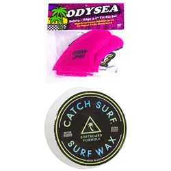Catch Surf Hi-Perf Safety Edge Tri Fin Hot Pink