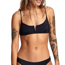 RVCA Solid V-Wire Bralette Bikini Top - Women's