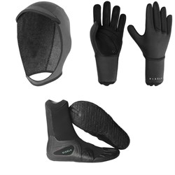 Vissla 3mm 7 Seas Wetsuit Hood ​+ 3mm 7 Seas Wetsuit Gloves ​+ 3mm 7 Seas Split Toe Wetsuit Boots
