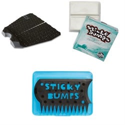 Dakine Rebound 2-Piece Traction Pad ​+ Sticky Bumps Basecoat Wax ​+ Wax Comb & Box