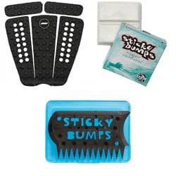 Pro-Lite Basic Five Traction Pad ​+ Sticky Bumps Basecoat Wax ​+ Wax Comb & Box