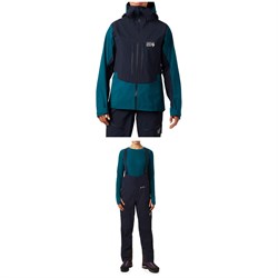 Mountain Hardwear Exposure​/2™ GORE-TEX Pro Jacket ​+ Exposure​/2 GORE-TEX Pro Short Bibs - Women's