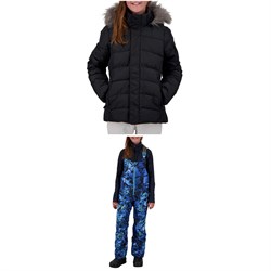 Obermeyer Meghan Jacket ​+ Anya Bib Pants - Girls'