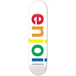 Enjoi Spectrum R7 White 8.25 Skateboard Deck