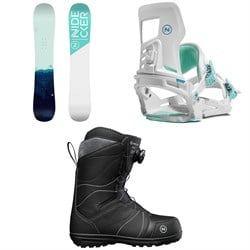Nidecker Elle Snowboard ​+ Muon-W Snowboard Bindings ​+ Maya Snowboard Boots - Women's 2022