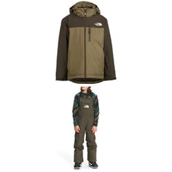The North Face Snowquest Plus Insulated Jacket ​+ Freedom Insulated Bibs - Kids'