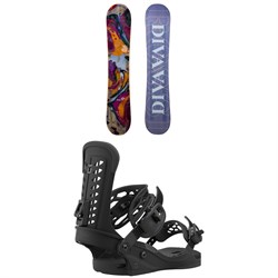 Rossignol Diva Lite Frame Snowboard ​+ Union Trilogy Snowboard Bindings - Women's