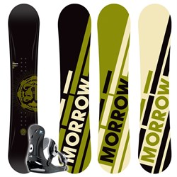 Morrow Radium Snowboard + Dimension Bindings 2009 | evo