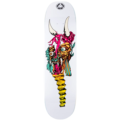 Welcome Beauty on Moontrimmer 2.0 White 8.5 Skateboard Deck